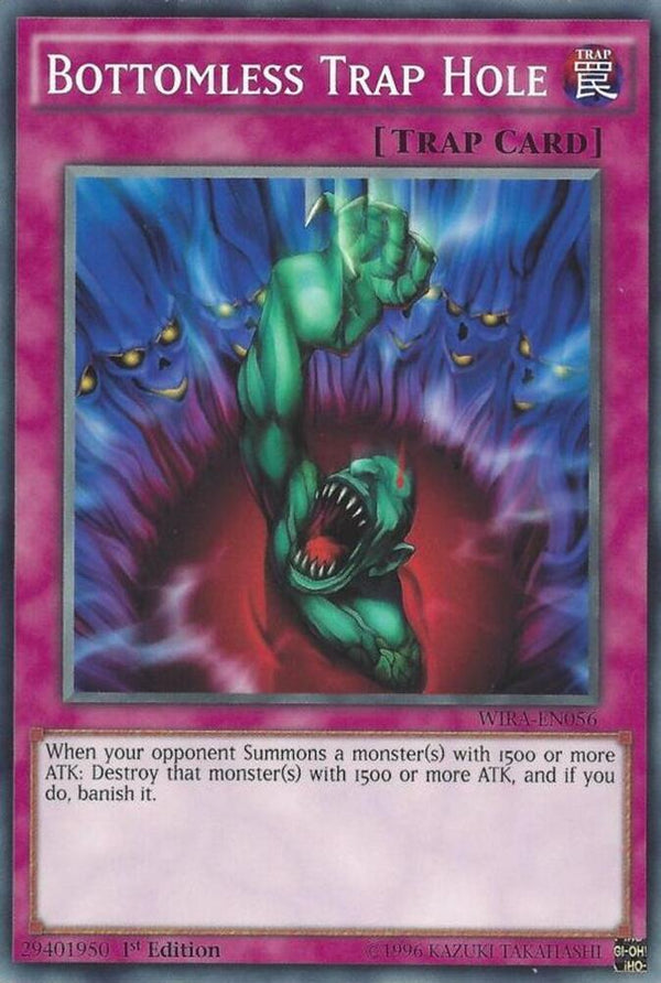 Bottomless Trap Hole (WIRA-EN056) [Common] - Yu-Gi-Oh!