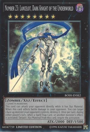 Number 23: Lancelot, Dark Knight of the Underworld (BOSH-ENSE2) [Super Rare] - Yu-Gi-Oh!