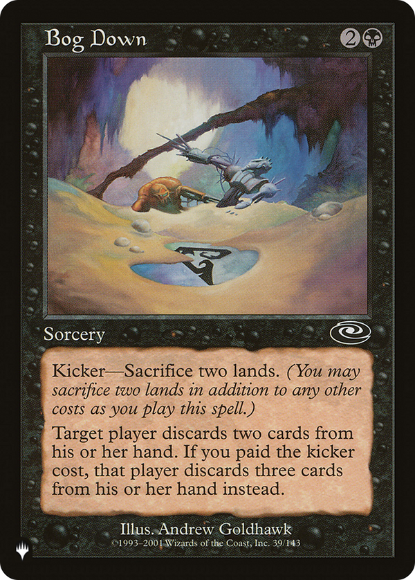 Bog Down [The List] - Magic: The Gathering