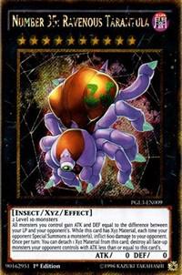 Number 35: Ravenous Tarantula (PGL3-EN009) [Gold Secret Rare] - Yu-Gi-Oh!