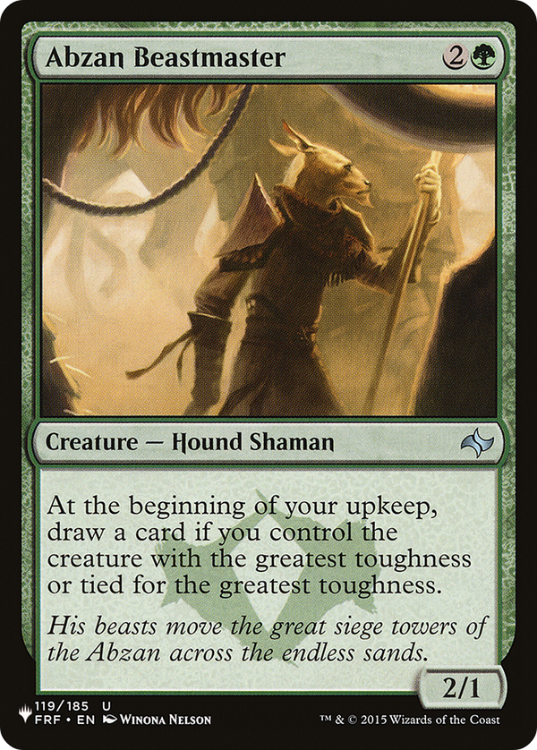 Abzan Beastmaster [The List] - Magic: The Gathering