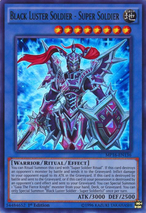 Black Luster Soldier - Super Soldier (MP16-EN136) [Ultra Rare] - Yu-Gi-Oh!