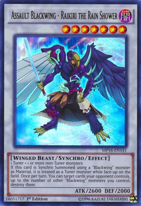 Assault Blackwing - Raikiri the Rain Shower