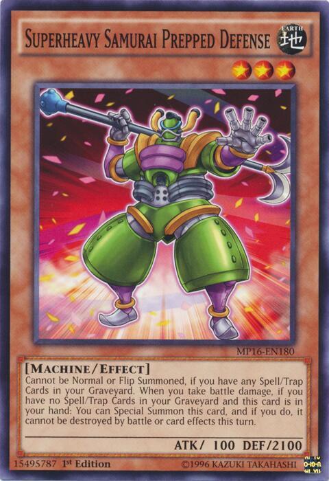 Superheavy Samurai Prepped Defense