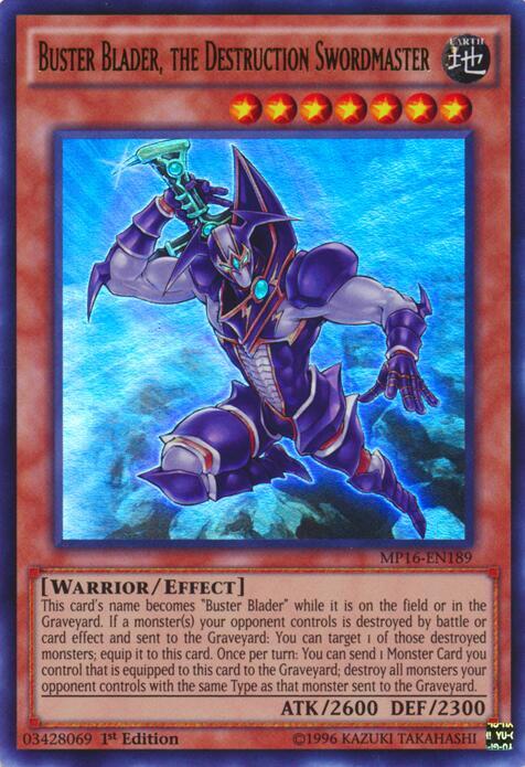 Buster Blader, the Destruction Swordmaster