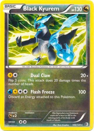Black Kyurem - 100/149 (BW Boundaries Crossed) - Pokémon