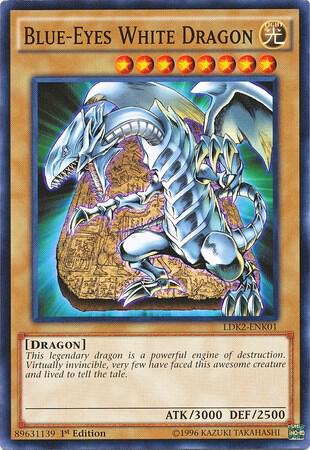 Blue-Eyes White Dragon (Version 4) (LDK2-ENK01) [Common] - Yu-Gi-Oh!