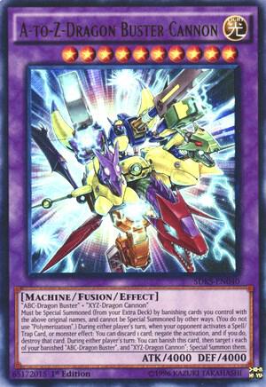 A-to-Z-Dragon Buster Cannon (SDKS-EN040) [Ultra Rare] - Yu-Gi-Oh!