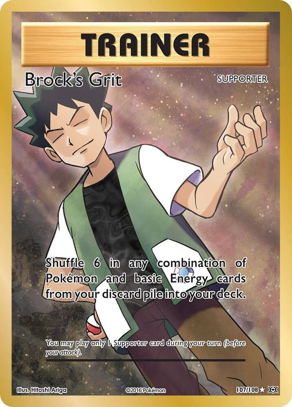 Brock's Grit (Full Art) (EVO 107/108) - Pokémon