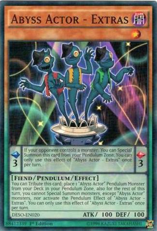 Abyss Actor - Extras (DESO-EN020) [Super Rare] - Yu-Gi-Oh!
