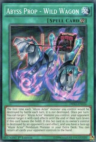 Abyss Prop - Wild Wagon (DESO-EN026) [Super Rare] - Yu-Gi-Oh!