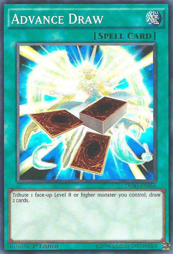 Advance Draw (DESO-EN056) [Super Rare] - Yu-Gi-Oh!