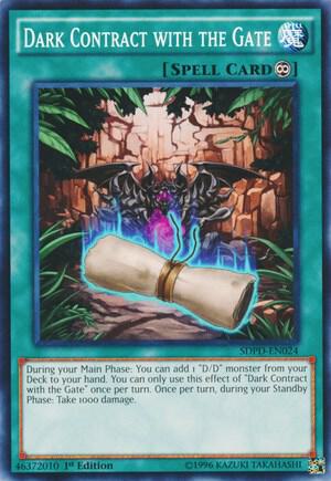 Dark Contract with the Gate (SDPD-EN024) [Common] - Yu-Gi-Oh!