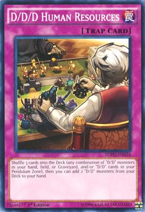 D/D/D Human Resources (SDPD-EN034) [Common] - Yu-Gi-Oh!