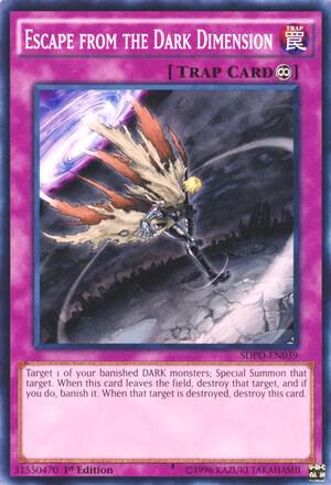 Escape from the Dark Dimension (SDPD-EN039) [Common] - Yu-Gi-Oh!