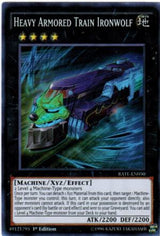 Heavy Armored Train Ironwolf (RATE-EN050) [Super Rare] - Yu-Gi-Oh!