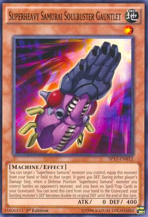 Superheavy Samurai Soulbuster Gauntlet (Starfoil)