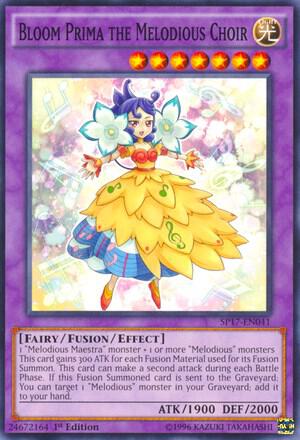Bloom Prima the Melodious Choir (Starfoil) (SP17-EN041) [Starfoil Rare] - Yu-Gi-Oh!