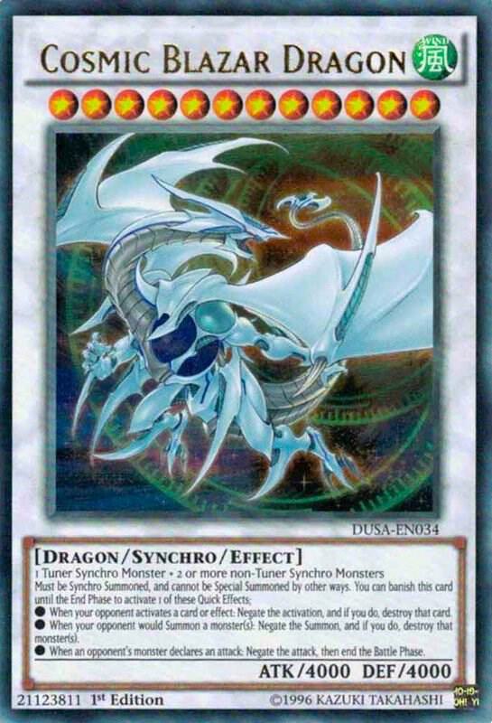 Cosmic Blazar Dragon (DUSA-EN034) [Ultra Rare] - Yu-Gi-Oh!
