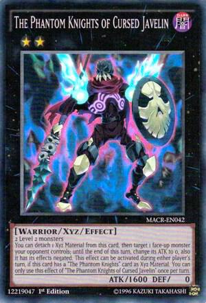 The Phantom Knights of Cursed Javelin (MACR-EN042) [Super Rare] - Yu-Gi-Oh!