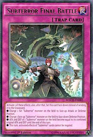 Subterror Final Battle (MACR-EN085) [Rare] - Yu-Gi-Oh!