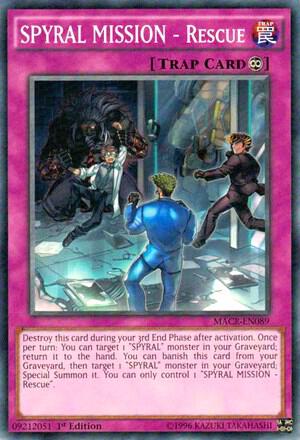 SPYRAL MISSION - Rescue (MACR-EN089) [Common] - Yu-Gi-Oh!