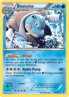 Blastoise - 16/101 (BW Plasma Blast) - Pokémon