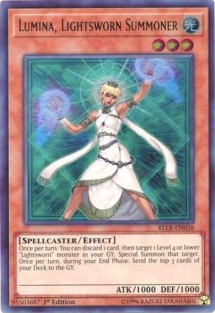 Lumina, Lightsworn Summoner (BLLR-EN038) [Ultra Rare] - Yu-Gi-Oh!