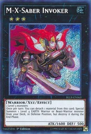 M-X-Saber Invoker (BLLR-EN063) [Secret Rare] - Yu-Gi-Oh!