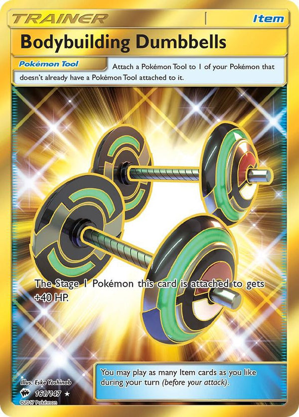 Bodybuilding Dumbbells (Secret) - Pokémon