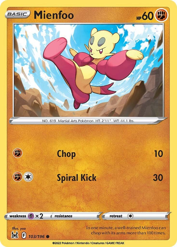 Mienfoo (103/196) [Sword & Shield: Lost Origin] - Pokémon