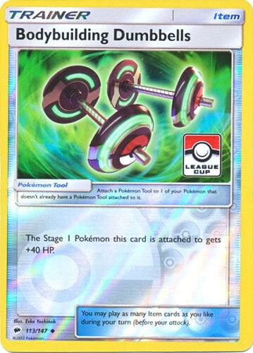 Bodybuilding Dumbbells - 113/147 (League Cup) - Pokémon