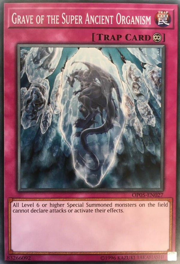 Grave of the Super Ancient Organism (OP05-EN027) [Common] - Yu-Gi-Oh!