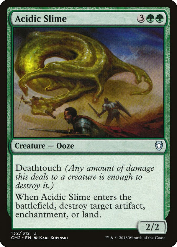 Acidic Slime [Commander Anthology Volume II] - Magic: The Gathering