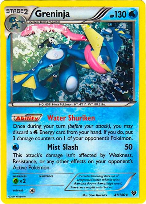 Greninja - 41/146 (Cosmos Holo)