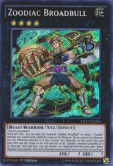 Zoodiac Broadbull (MP17-EN206) [Secret Rare] - Yu-Gi-Oh!