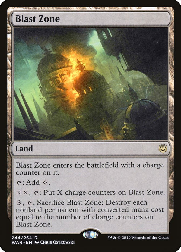 Blast Zone [War of the Spark] - Magic: The Gathering