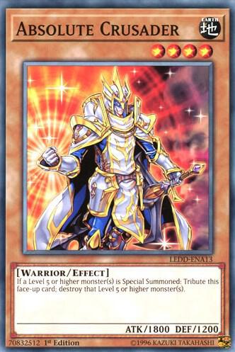 Absolute Crusader (LEDD-ENA13) [Common] - Yu-Gi-Oh!