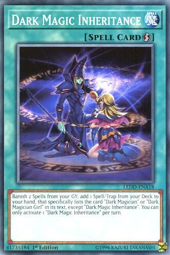 Dark Magic Inheritance (LEDD-ENA18) [Common] - Yu-Gi-Oh!