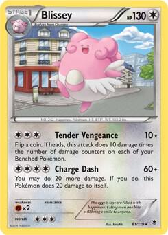 Blissey - 81/119 (Cosmos Holo) - Pokémon