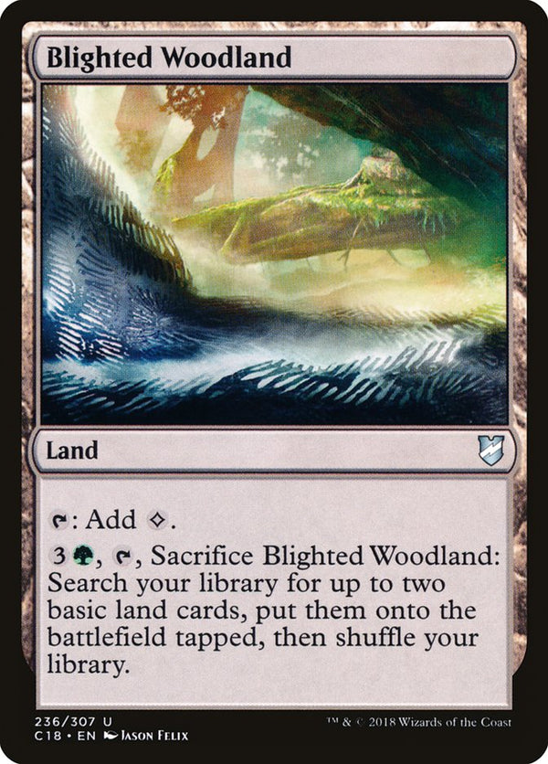 Blighted Woodland [Commander 2018] - Magic: The Gathering
