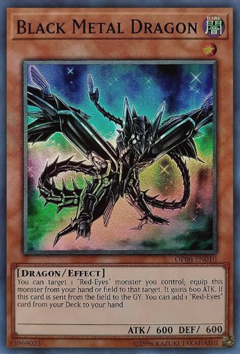 Black Metal Dragon (OP06-EN010) [Super Rare] - Yu-Gi-Oh!