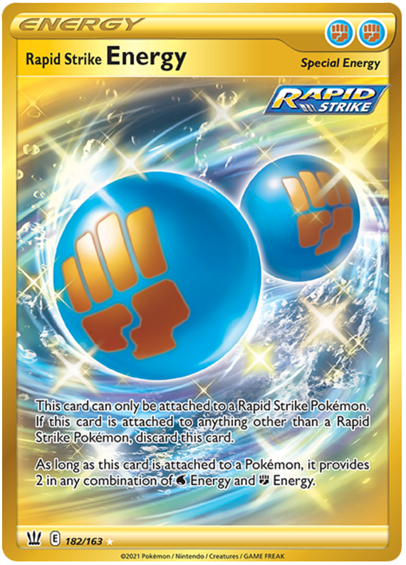 Rapid Strike Energy (182/163) [Sword & Shield: Battle Styles] - Pokémon