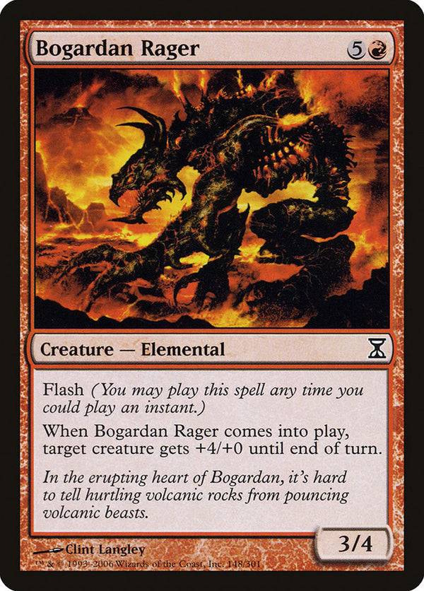 Bogardan Rager [Time Spiral] - Magic: The Gathering