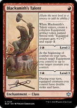 Blacksmith's Talent [Bloomburrow] - Magic: The Gathering