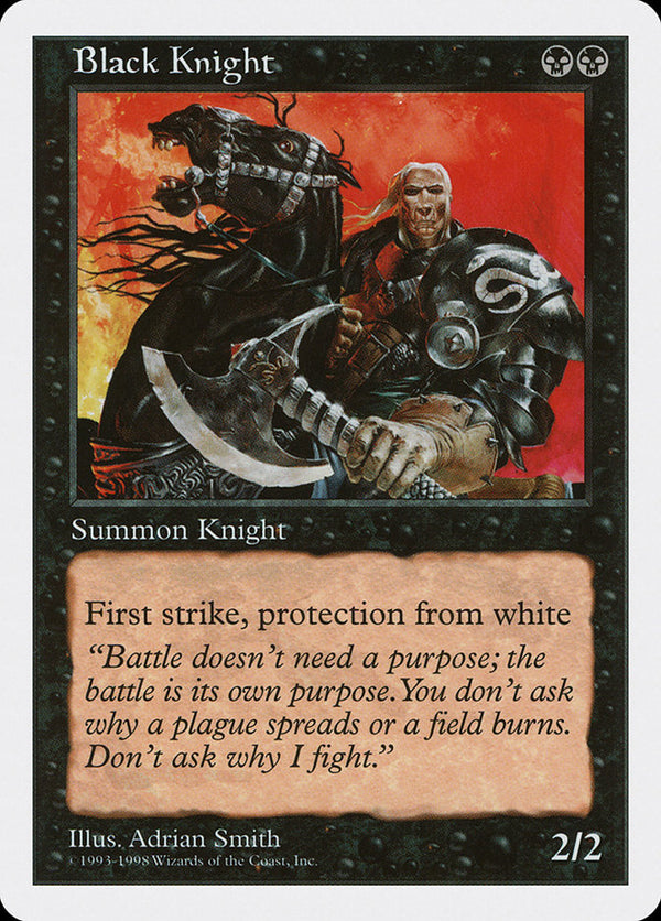 Black Knight [Anthologies] - Magic: The Gathering