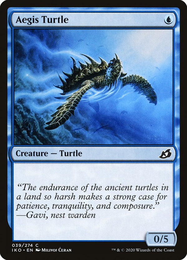 Aegis Turtle [Ikoria: Lair of Behemoths] - Magic: The Gathering