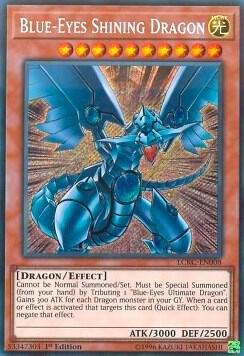 Blue-Eyes Shining Dragon (LCKC-EN008) [Secret Rare] - Yu-Gi-Oh!