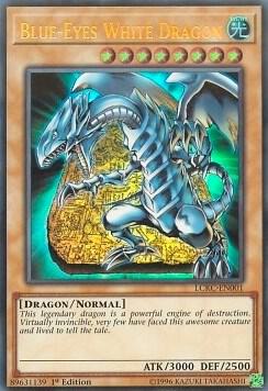 Blue-Eyes White Dragon (Version 4) (LCKC-EN001) [Ultra Rare] - Yu-Gi-Oh!