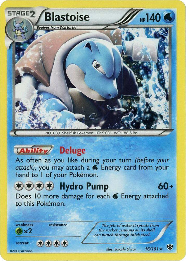 Blastoise - 16/101 (Cosmos Holo) - Pokémon